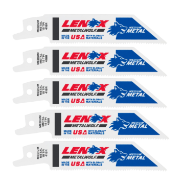 Lenox LENOX METALWOLF WAVE EDGE Reciprocating Saw Blades 18 TPI 102 x 19 x 0.9 mm 5/PK