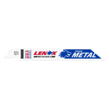 Lenox LENOX METALWOLF WAVE EDGE Reciprocating Saw Blades 14 TPI 152 x 19 x 0.9 mm 5/PK