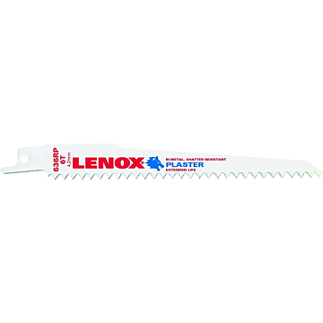 Lenox LENOX LUMBERWOLF Reciprocating Saw Blades 6 TPI 152 x 19 x 0.9 mm 5/PK