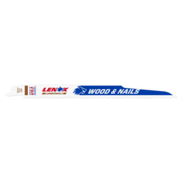 Lenox LENOX LUMBERWOLF Reciprocating Saw Blades 6 TPI 229 x 19 x 1.3 mm 5/PK