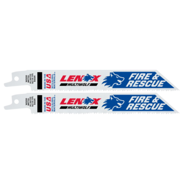 Lenox LENOX MULTIWOLF WAVE EDGE Reciprocating Saw Blades 10/14 TPI 152 x 19 x 1.3 mm 2/PK