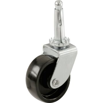 Do it 1-5/8 In. Light-Duty Plastic Swivel Stem Black Caster (4pk)