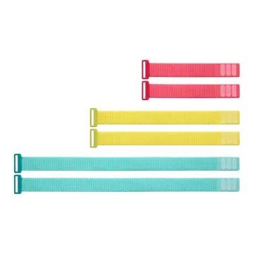 Wrap-It Assorted Cinch-Straps (Multicolor - 6pc)