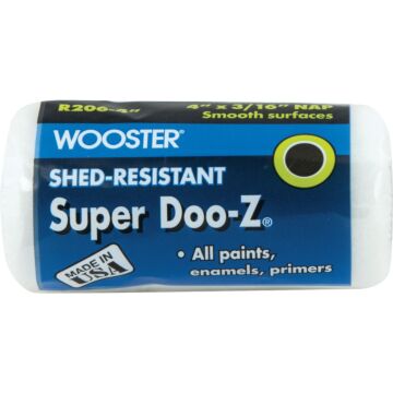 WOOSTER Super Doo-Z Woven Fabric Roller Cover - 4 in. x 3/16 in. Nap
