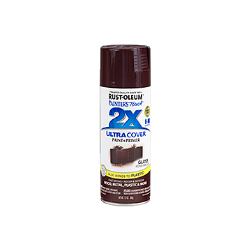 Painter's Touch® 2X Ultra Cover® Spray Paint - 2X Ultra Cover Gloss Spray - 12 oz. Spray - Gloss Kona Brown