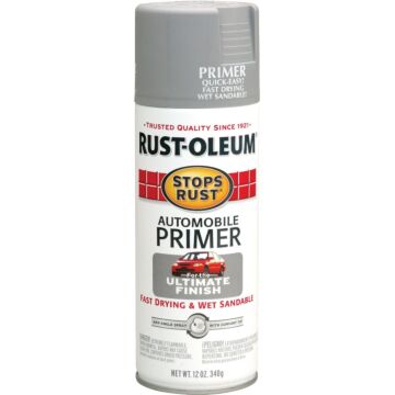 Rust-Oleum Stops Rust Automotive Paint Primer (Light Gray) 12 oz Spray