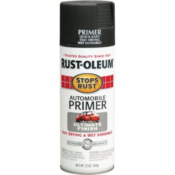 Rust-Oleum Stops Rust Automotive Paint Primer (Dark Gray) 12 oz Spray