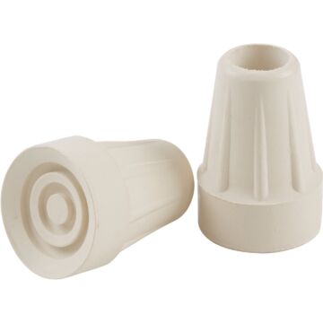 Do it Rubber Off-White 3/4 In. Crutch Tip (2pk)
