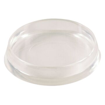 Do it 1-7/16 In. Inner Diameter Round Clear Furniture Leg Caster Cup (4pk)
