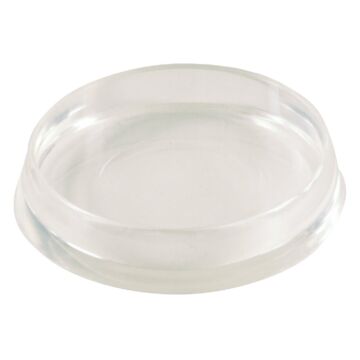 Do it 1-7/8 In. Inner Diameter Round Clear Furniture Leg Caster Cup (4pk)