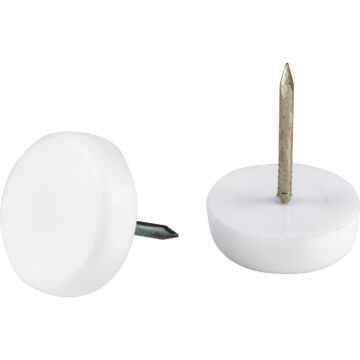 Do it 3/4 In. Plastic Round Nail on Furniture Glide (4pk)
