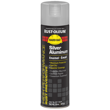 Rust-Oleum High Performance V2100 Enamel Spray Paint (Metallic - Silver Aluminum) 15 oz