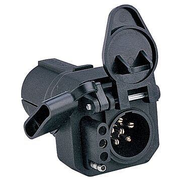 HOPKINS Multi-Tow 47565 Trailer Adapter, 6-Pole, Plastic Housing Material, Black