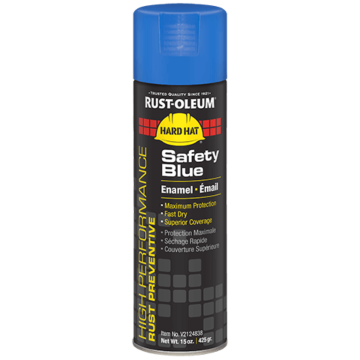 Rust-Oleum High Performance V2100 Enamel Spray Paint (Safety Blue) 15 oz