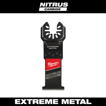 Milwaukee 1-3/8" NITRUS™ Carbide Extreme Metal Universal Fit Oscillating Multi-Tool Blade (1 PK)