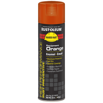 Rust-Oleum High Performance V2100 Enamel Spray Paint (Equipment Orange) 15 oz