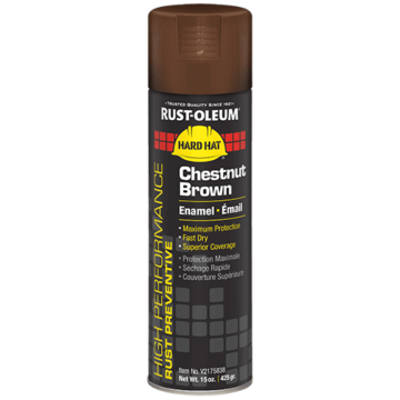 Rust-Oleum High Performance V2100 Enamel Spray Paint (Chestnut Brown) 15 oz