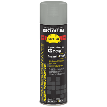 Rust-Oleum High Performance V2100 Enamel Spray Paint (Light Machine Gray) 15 oz