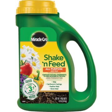 Miracle-Gro Shake 'n Feed 4.5 Lb. 12-4-8 All-Purpose Dry Plant Food