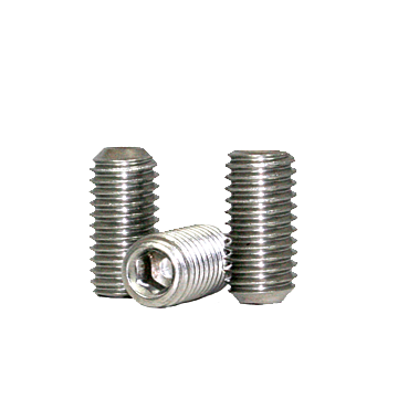 Socket Set Screw, Cup Point, Fine Thread, 1/4-28, 1/2" Length, Stainless Steel A2 (18-8)
