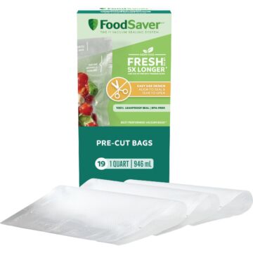 FoodSaver Pre-Cut Bag (19ct) 1 qt.