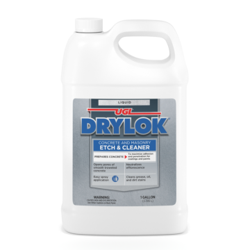 United Gilsonite Laboratories UGL Drylok Concrete & Masonry Liquid Etch & Cleaner - 1 Gallon
