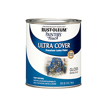 Rustoleum Painter's® Touch Ultra Cover Multi-Purpose Brush-On (Gloss - Deep Blue) 1 qt
