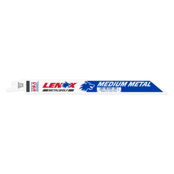 Lenox LENOX 8" 18TPI METALWOLF WAVE EDGE Reciprocating Saw Blades (50 Pack)
