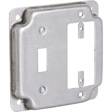 Raco GFI Outlet and Toggle Switch 4 In. x 4 In. Square Device Cover