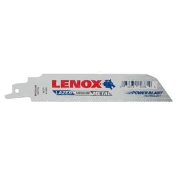 LENOX Lazer Metal Cutting Reciprocating Saw Blade, Bi-Metal, 6-Inch, 18 Tpi, 50/Pk