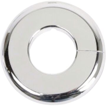 Plumb Pak Chrome Plated Plastic Floor & Ceiling Plate Flange for 1 In. Iron