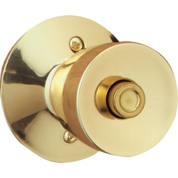 Schlage Bell Bright Brass Bed & Bath Door Knob