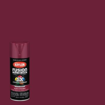 Krylon Fusion All-In-One Spray Paint & Primer (Gloss - Burgundy) 12 oz