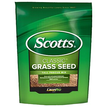 Scotts Classic 17327 Tall Fescue Mix Grass Seed, 20 lb Bag