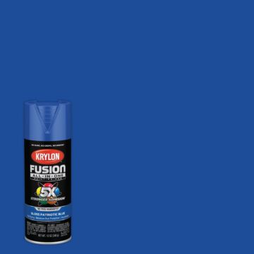 Krylon Fusion All-In-One Spray Paint & Primer (Gloss - Patriotic Blue) 12 oz