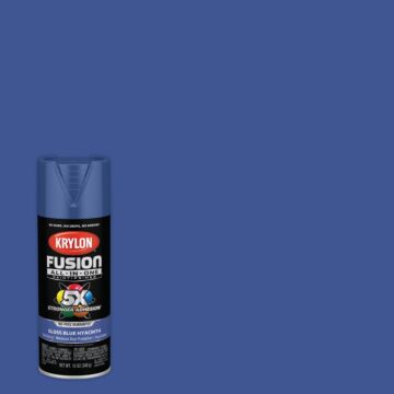 Krylon Fusion All-In-One Spray Paint & Primer (Gloss - Hyacinth Blue) 12 oz