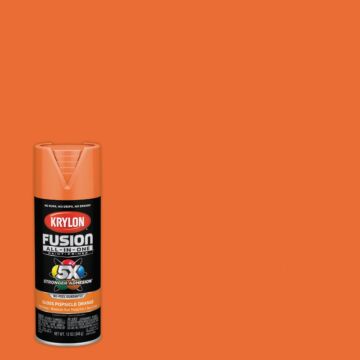 Krylon Fusion All-In-One Spray Paint & Primer (Gloss - Popsicle Orange) 12 oz