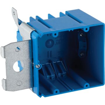 Carlon Adjust-A-Box 2-Gang PVC Molded Wall Box