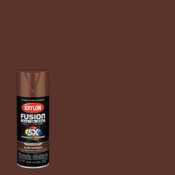 Krylon Fusion All-In-One Spray Paint & Primer (Gloss - Espresso) 12 oz