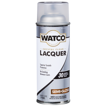 WATCO® - Lacquer Clear Wood Finish Spray - 11.25 oz. Spray - Semi-Gloss