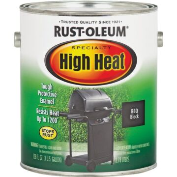 Rustoleum Specialty High Heat Brush On (Satin - Black) 1 gal