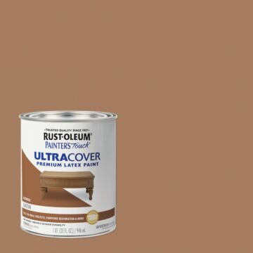 Rustoleum Painter's® Touch Ultra Cover Multi-Purpose Brush-on (Satin - Nutmeg) 1 qt