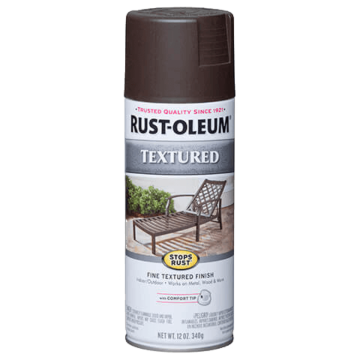 Rust-Oleum Stops Rust Spray Paint (Textured - Dark Brown) 12 oz