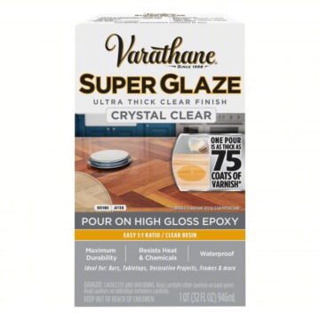 Rustoleum Varathane Super Glaze Finish and Preservative Epoxy (Gloss - Clear) 1 qt.