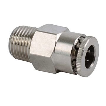 Lincoln Industrial 1/4 x 1/4 in Tube x MNPT Push-In Straight Adapter