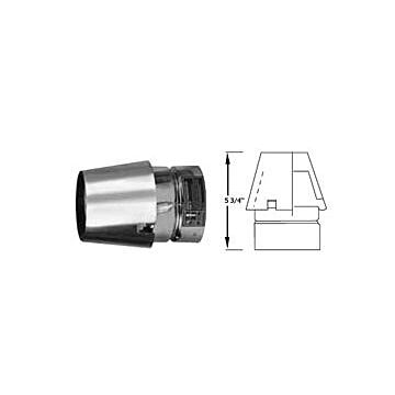 SELKIRK 4 in 5-3/4 in Pellet Pipe Exit Cap