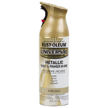 Rust-Oleum Universal Premium Spray Paint - 11 oz - Metallic Pure Gold