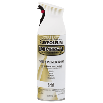 Rustoleum Premium Spray Paint (Flat - White) 12 oz