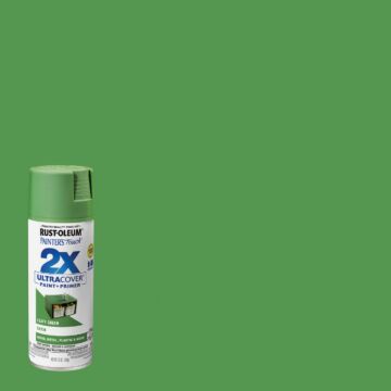Rust-Oleum Painter's Touch® 2X Ultra Cover® Spray Paint (Satin - Leafy Green) 12 oz