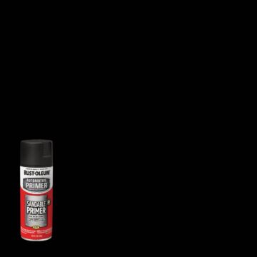 Rust-Oleum Automotive Sandable Primer Spray (Black) 12 oz